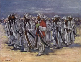 Chefs baloutches le jour du Durbar